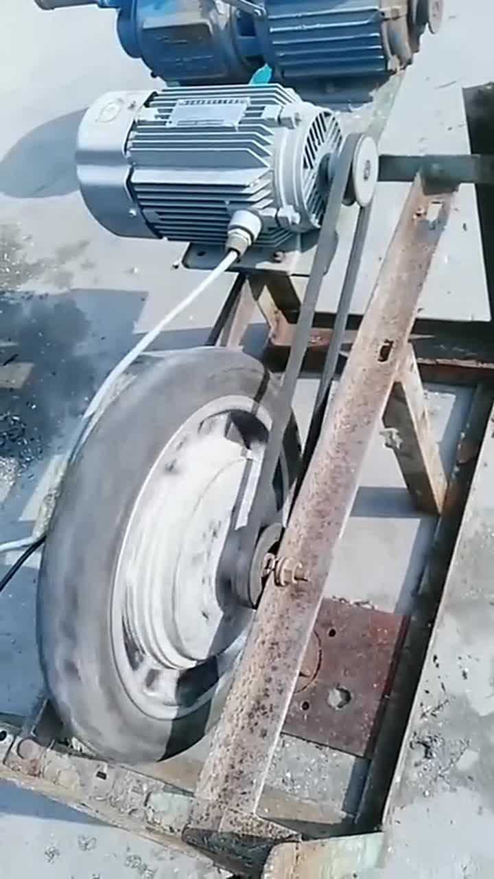 废物利用,电车电机改装发电机