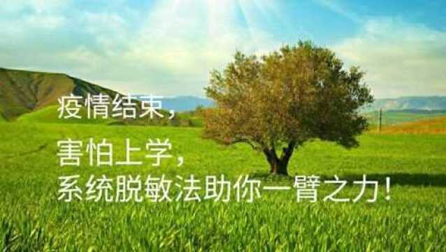 养生健康焦虑恐惧自我救赎之系统脱敏法