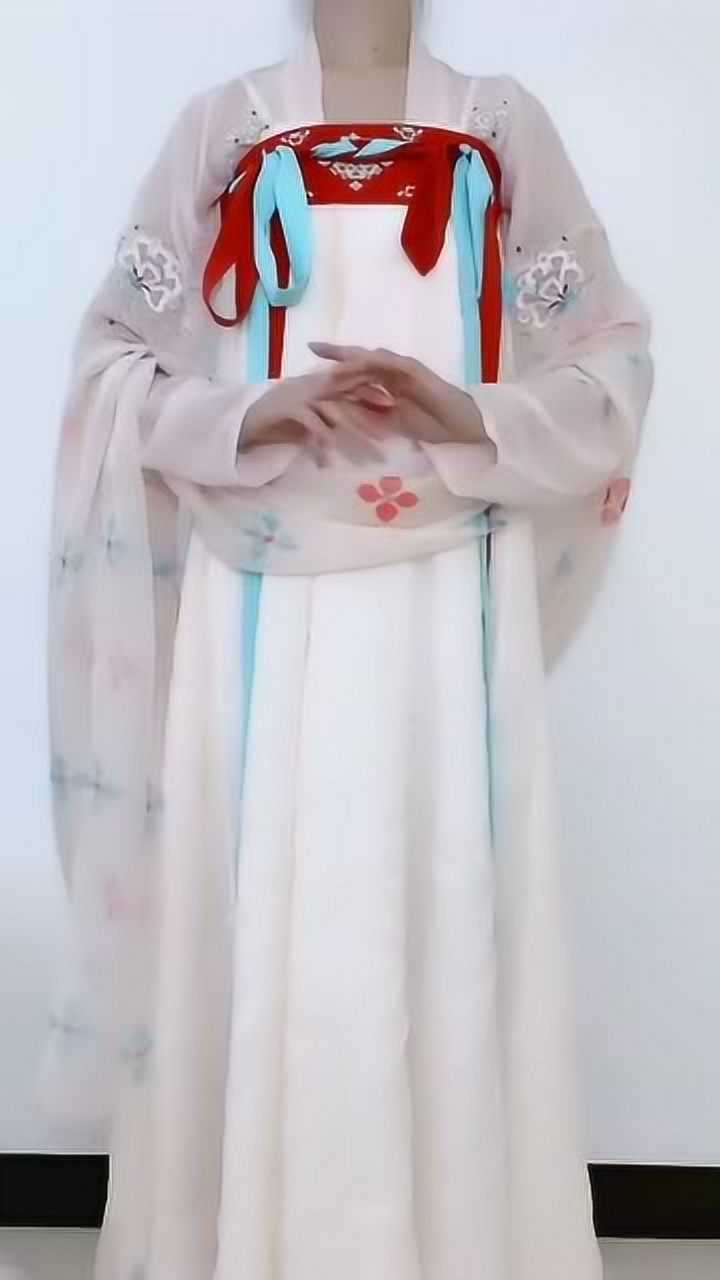 汉服日常:唐朝人爱用披帛,这几款简单的戴法你get到了吗?_高清1080P在线观看平台_腾讯视频