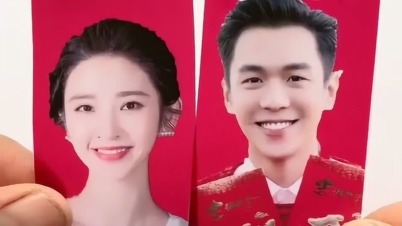 张若昀和唐艺昕的照片合在一起真是太好看了宝宝会是这个样子吗