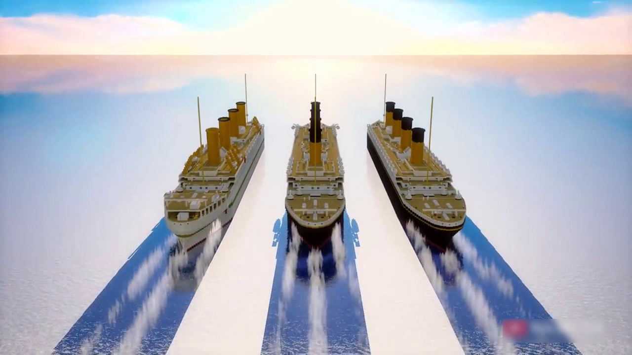minecraft:泰坦尼克号,奥林匹克号,巨人号三姐妹