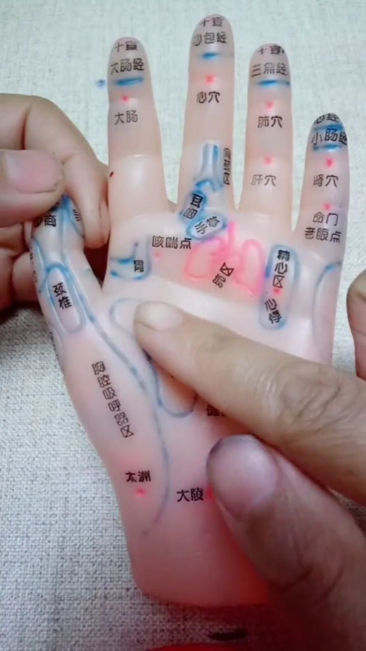 口干口苦口臭试试这种方法按摩手部反射区胃区和脾胃大肠区每天坚持