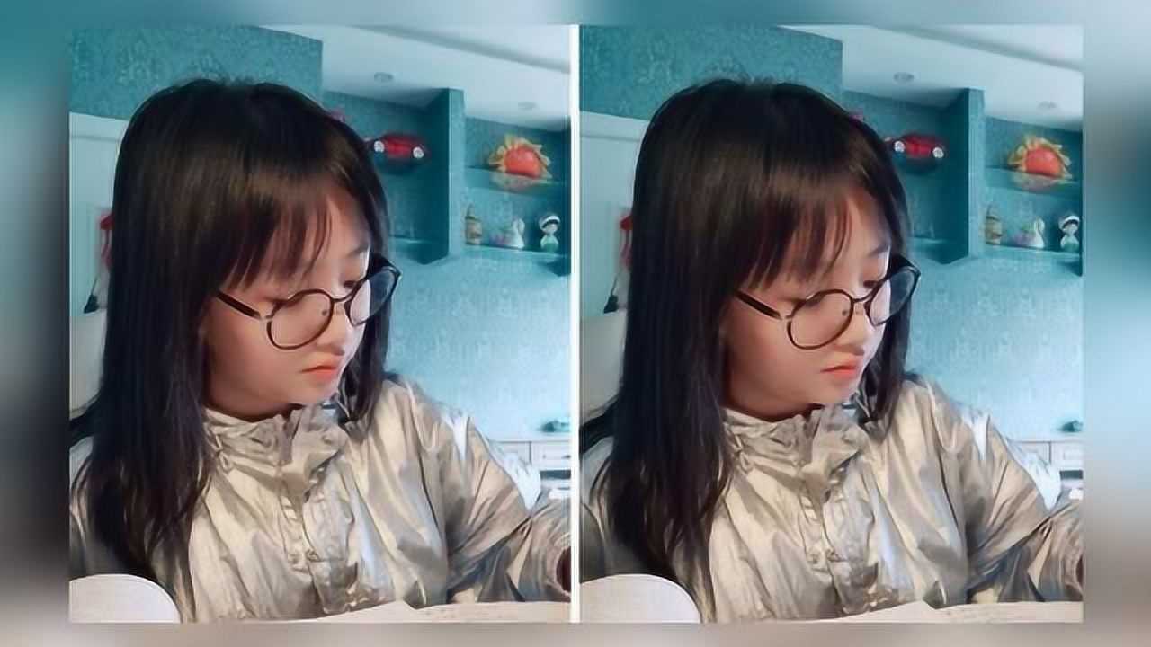 吴启华12岁女儿近照曝光戴眼镜秀发披肩乖巧清秀