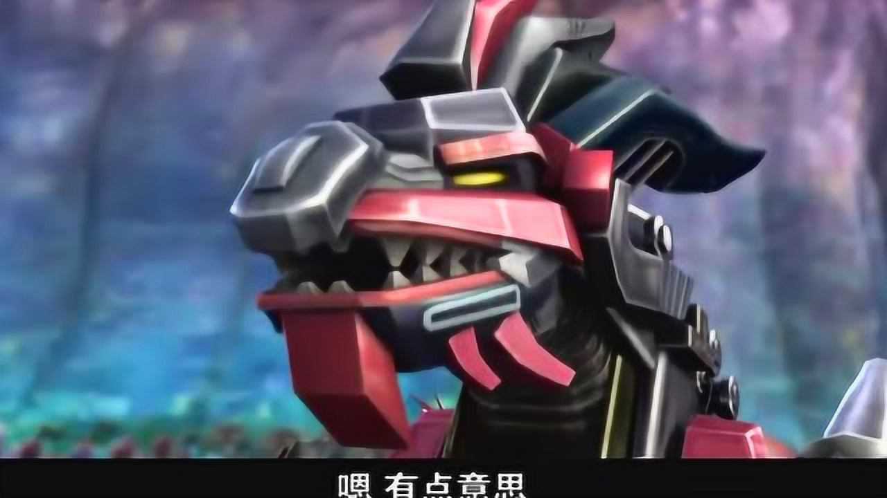 蓝猫龙骑团土狼看到龙骑团就害怕躲到黑龙骑身后