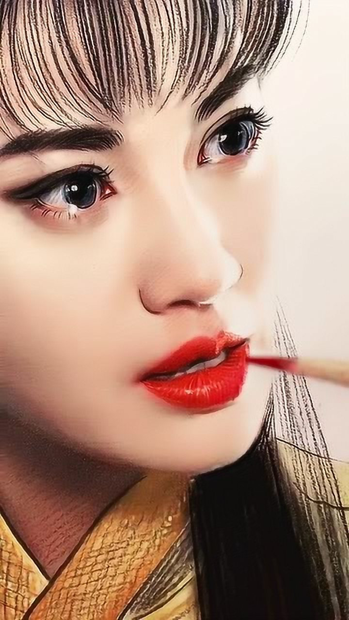 江玉燕大家帮我看看画的像不像如果你还有什么建议就要说出来哦