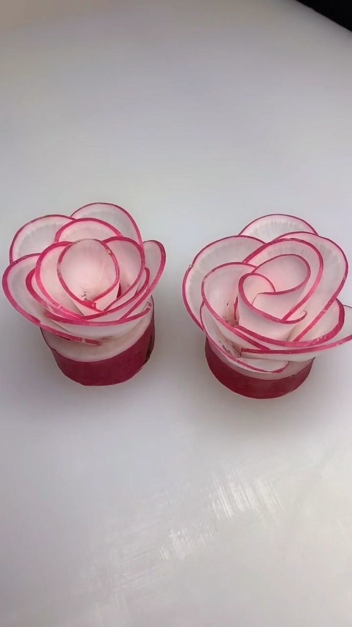 红萝卜花的制作,一般人做不到.简单,厉害