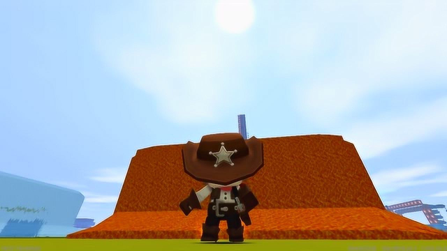 迷你世界西部警长:西部警长制作熔浆块