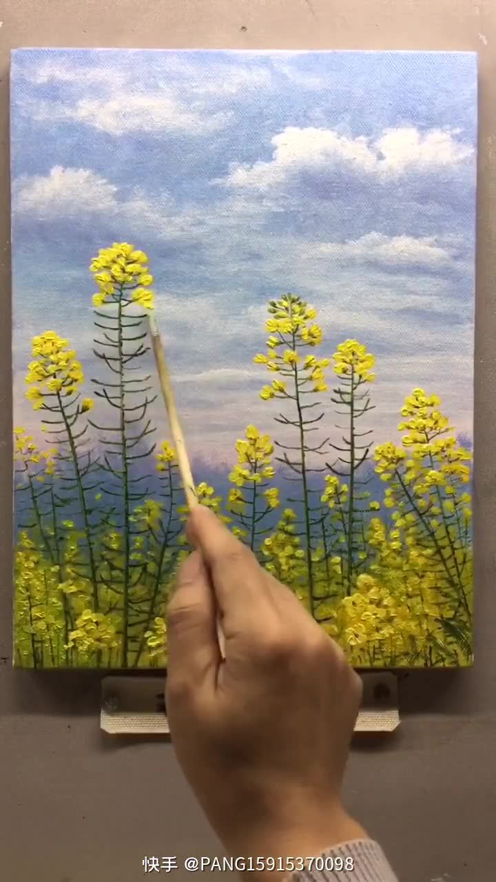 喜欢吗?#原创作品 #手绘教程 #丙烯画