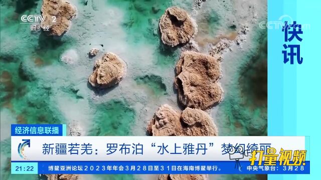 新疆若羌:罗布泊“水上雅丹”梦幻绮丽