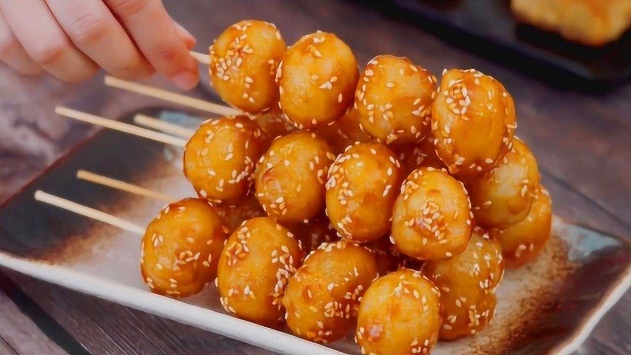 四川小吃糖油果子最省油省糖做法个个外酥里糯