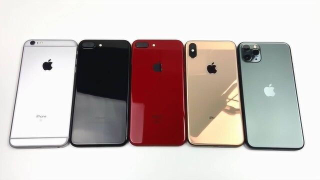 iphone 7P、8P、XS Max、11Pro Max速度跑分对比