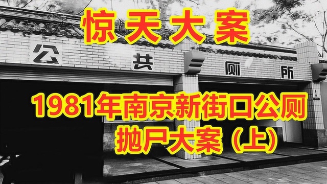 【窝头撸奇案】1981年南京新街口公厕抛尸大案,匪夷所思,令人发指!