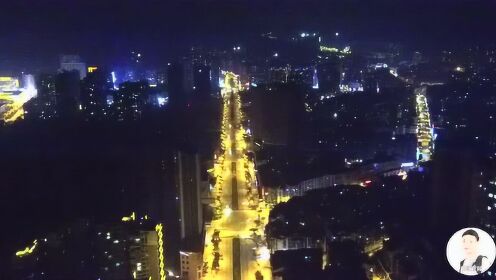 资阳安岳县，四川盆地腹心陆路交通要冲，实拍当地夜景，看看如何
