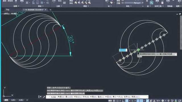 CAD2020教程视频 多段线之圆心(CAD绘制特殊图形)