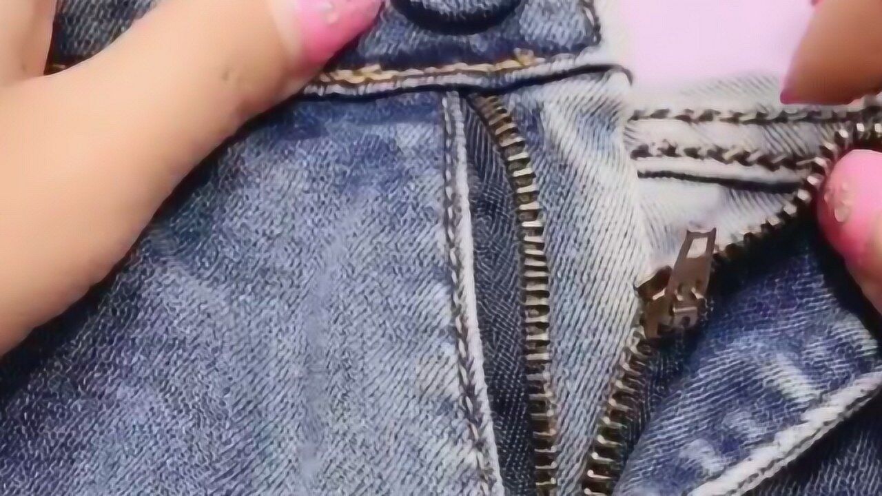 裤子拉链坏了不用换拉链,一个小方法,分分钟搞定!