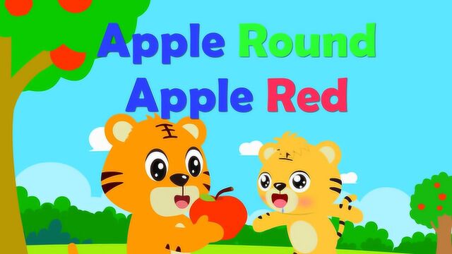 贝乐虎英文儿歌 47 Apple Round Apple Red