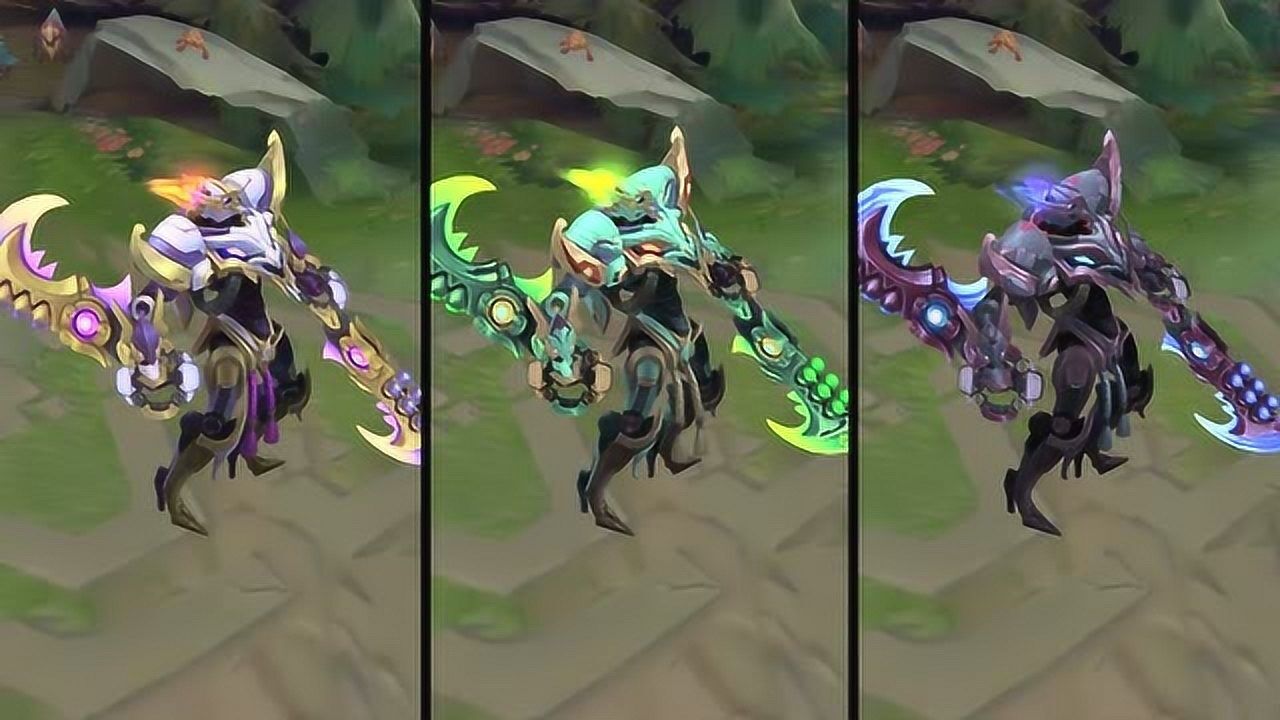 王国机神&nbsp;德莱文 特效及炫彩皮肤预览