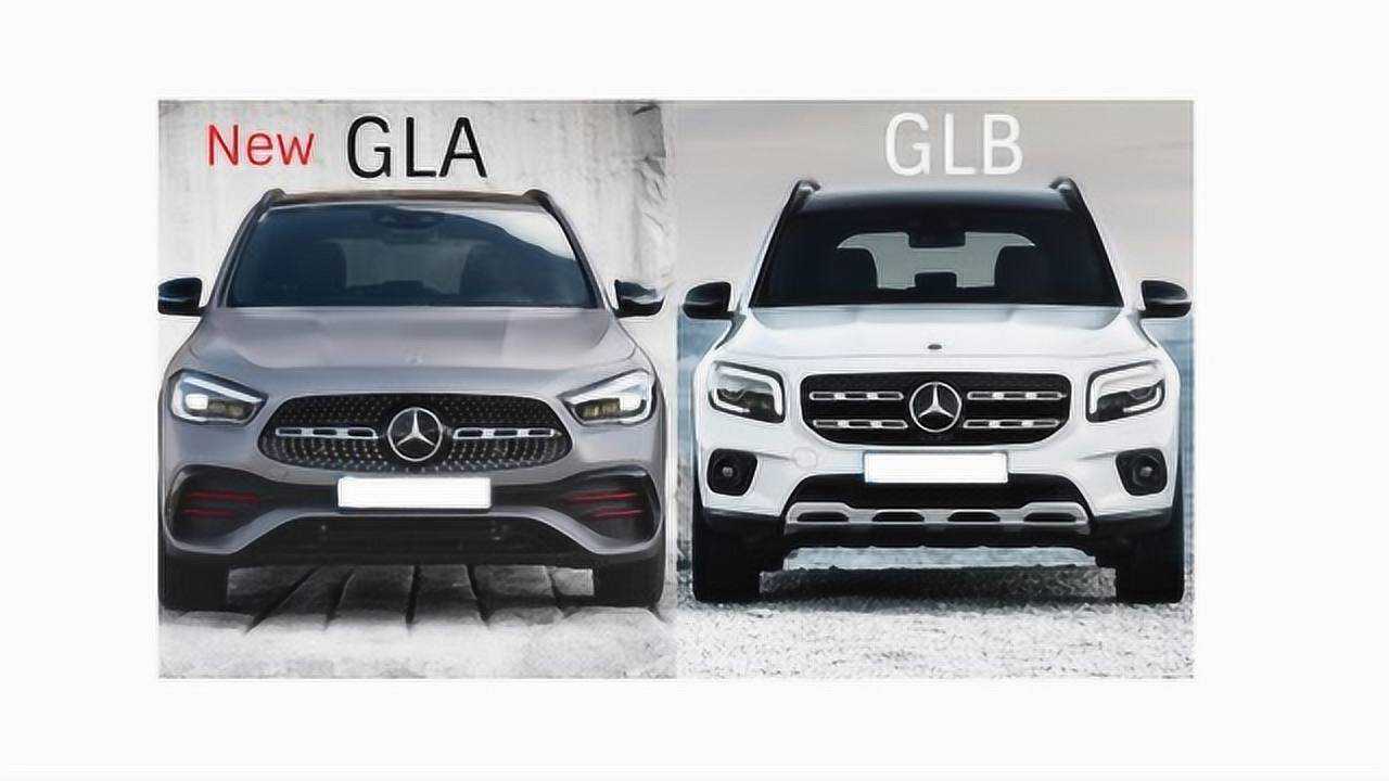 奔驰gla和glb的对比区别在哪坐进车内才知道差距