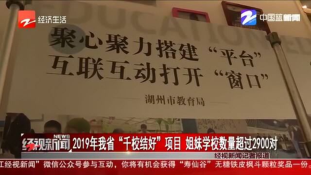 2019年我省“千校结好”项目 姐妹学校数量超过2900对