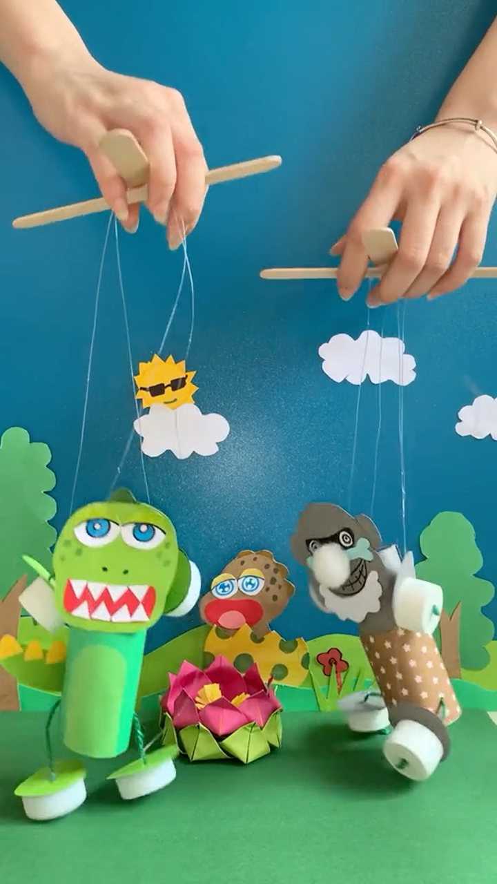 超可爱提线木偶这样做快来学一下吧