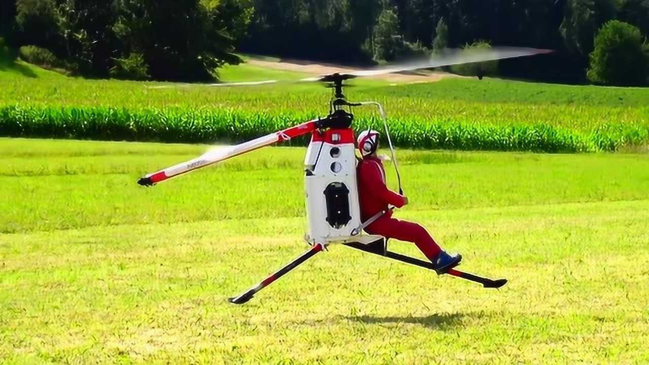 单人旋翼飞行器模型,完全可以发展量产嘛!