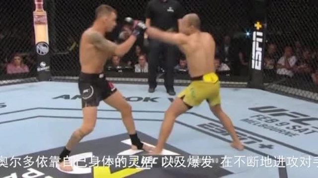 UFC奥尔多重拳KO莫伊卡诺!