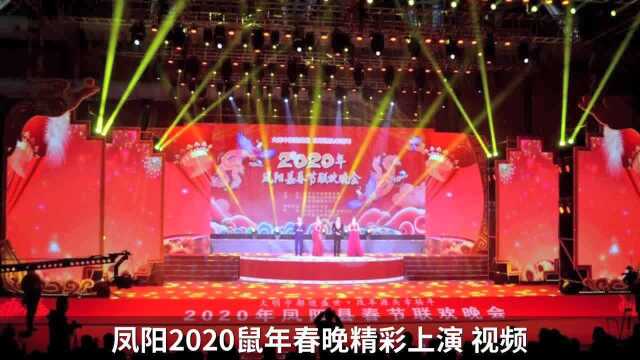 2020凤阳鼠年春晚在奥体中心精彩上演 视频