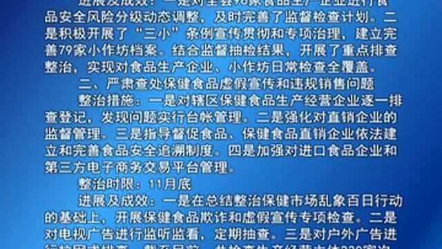 浚县市场监督管理局专项整治漠视问题整治问题清单及进展情况!