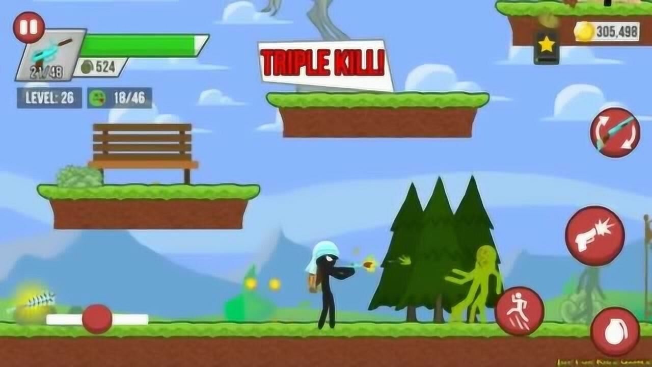 火柴人大战僵尸