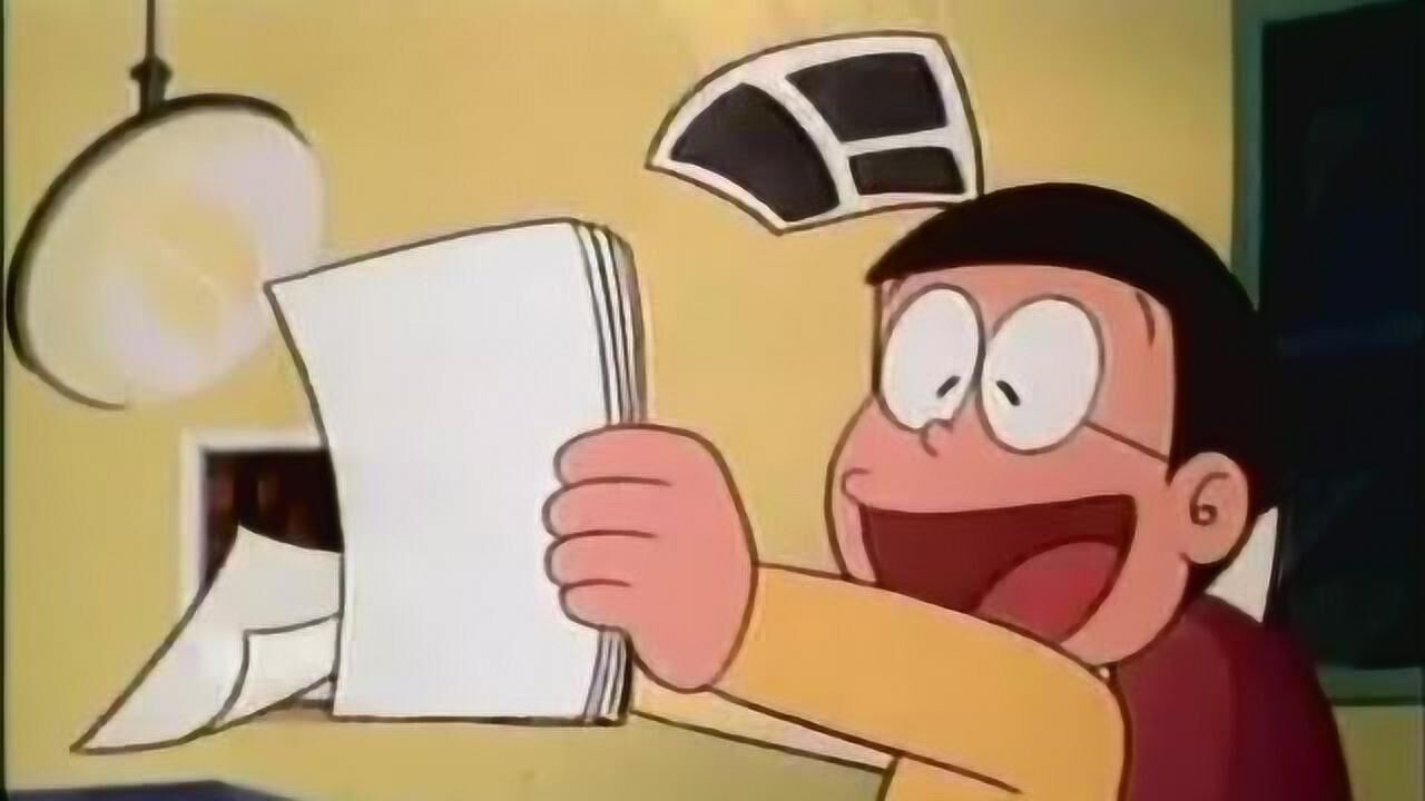 大雄的漫画终于画完了_腾讯视频