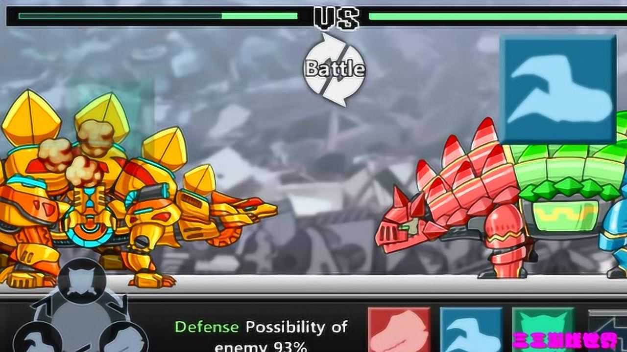 变形金刚剑龙对战机器人三角龙两只恐龙大战谁更厉害