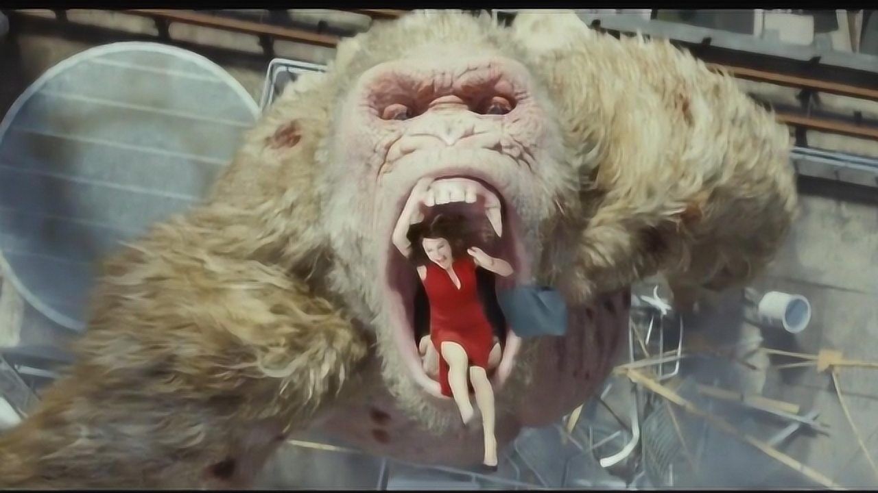 基因变异成为狂暴巨兽巨鳄爬上80层大楼视觉特效太精彩了