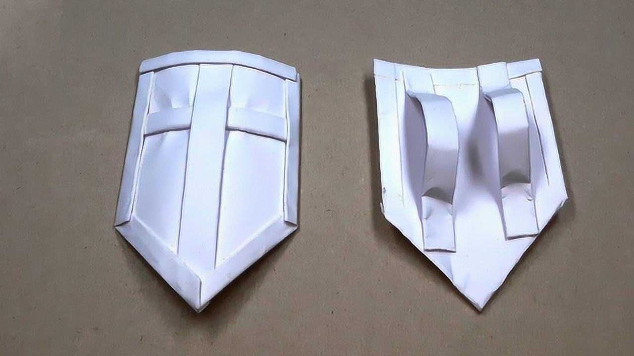 宝宝学折纸:折纸盾牌怎么做?1-5岁最简单的折纸大全,你会了吗