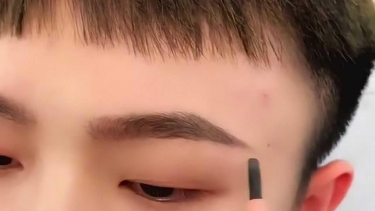 教你给男朋友画线条眉,简单有质感,超酷的!
