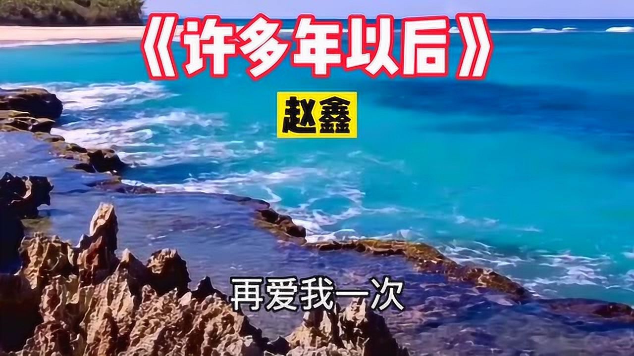 网络热歌许多年以后原唱赵鑫开口第一句就已落泪真的太好听