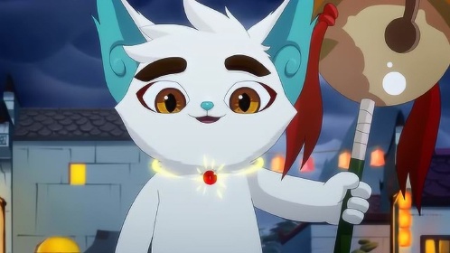 京剧猫:明月抬头眼睛发光,晨雪察觉出异常