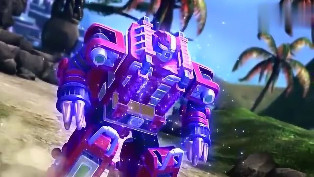 快乐酷宝小宝操控霸龙恶少对付自己的哥哥雷宝