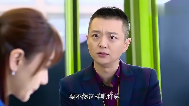 男子不愿意为公司出力,许诺直言让他辞职,气的男子转身离开