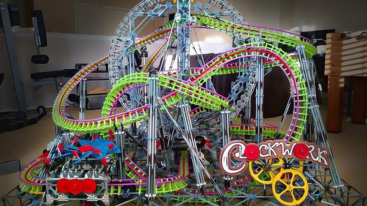 世界上最复杂的玩具过山车过程超解压