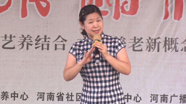 常香玉大师再传弟子杨春艳豫剧《花木兰》将姐姐和弟弟的手儿拉紧