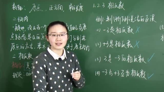 初一数学上册全集重点内容1.2.3有理数 相反数