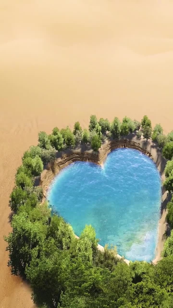 沙漠中的清泉,简直美爆了