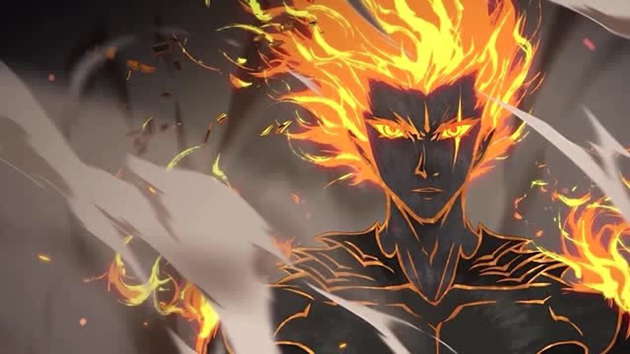 水墨风超燃国漫雾山五行火行