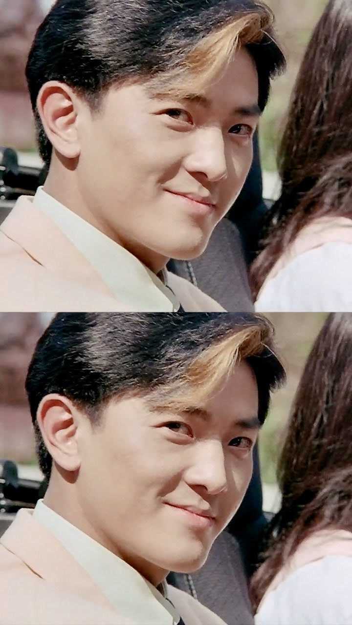 郑伊健陈浩南浩南哥短发有点帅呀