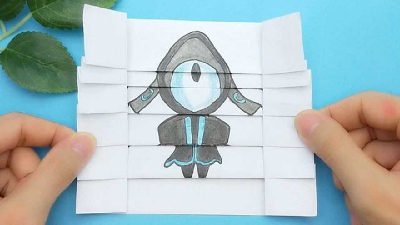 创意手绘迷你世界卡通画地心人想长大膨胀变身机器人好有趣