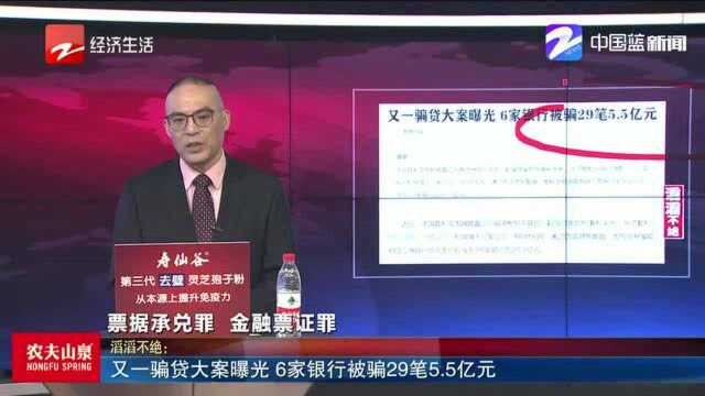 又一骗贷大案曝光 6家银行被骗29笔5.5亿元