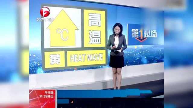 安徽省气象台发布高温黄色预警信号