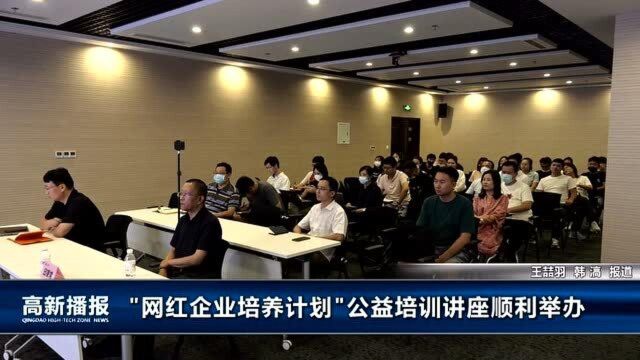 高新播报:“网红企业培养计划”公益培训讲座顺利举办