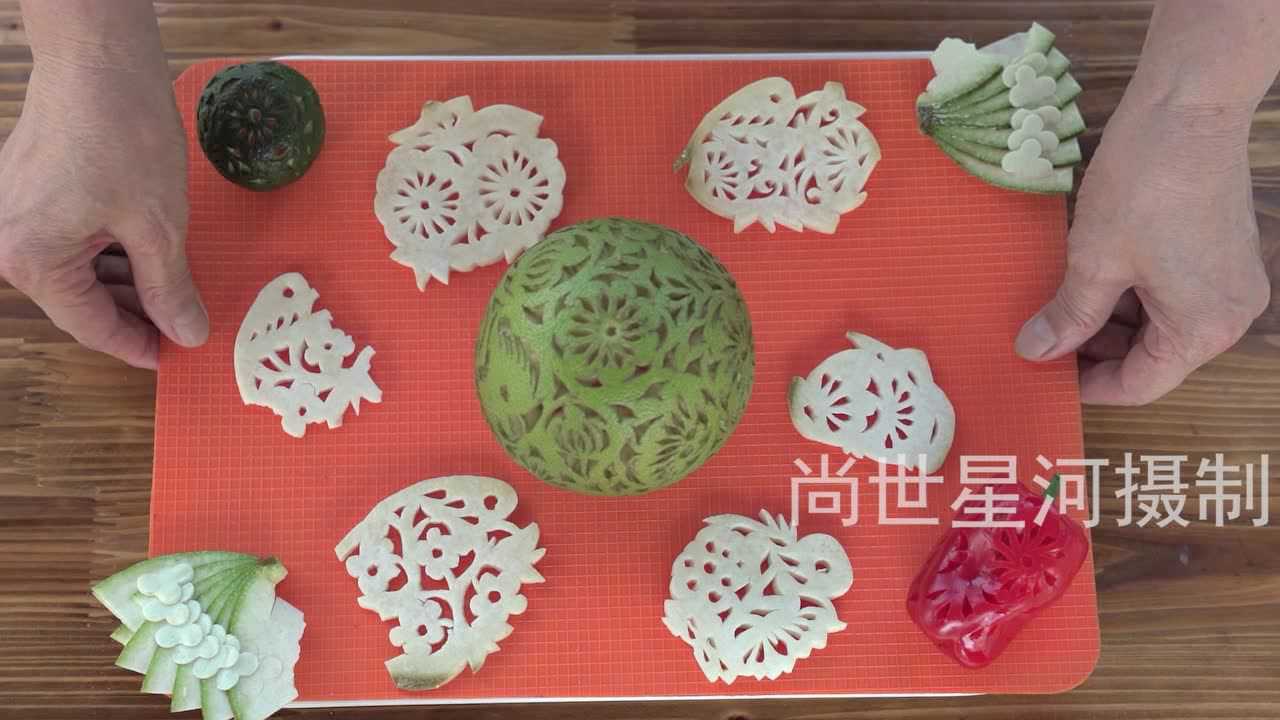 萍乡花果雕刻图片