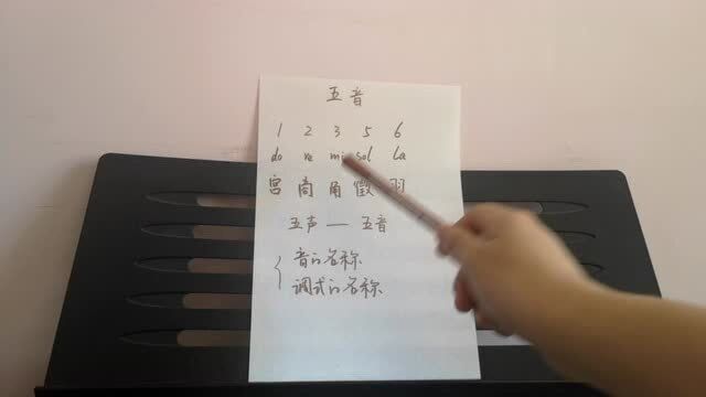 《从零开始学乐理》第十二篇 什么是五音,哪五个音?